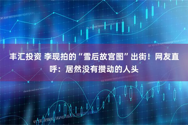 丰汇投资 李现拍的“雪后故宫图”出街！网友直呼：居然没有攒动的人头